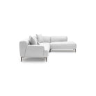 Amelia Corner Sofa - Silver - Sectional Sofas Loom Collection Loom Collection Dubai