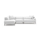 Amelia Corner Sofa - Silver - Sectional Sofas Loom Collection Loom Collection Dubai