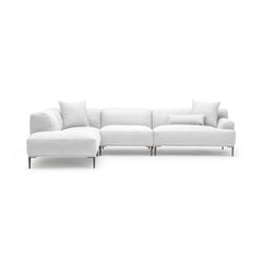 Amelia Corner Sofa - Silver - Sectional Sofas Loom Collection Loom Collection Dubai
