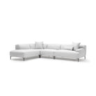 Amelia Corner Sofa - Silver - Sectional Sofas Loom Collection Loom Collection Dubai