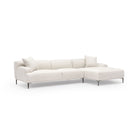 Amelia Extra Large L - Shaped Sofa - Canvas White - Sectional Sofas Loom Collection Loom Collection Dubai