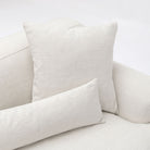 Amelia L - Shaped Sofa - Canvas White - Sectional Sofas Loom Collection Loom Collection Dubai