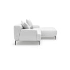 Amelia L - Shaped Sofa - Silver - Sectional Sofas Loom Collection Loom Collection Dubai