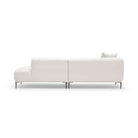 Amelia Open End Sofa - Canvas White - Sectional Sofas Loom Collection Loom Collection Dubai