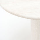 Amiri Dining Table - Travertine - Oval Dining Tables Loom Collection Loom Collection Dubai