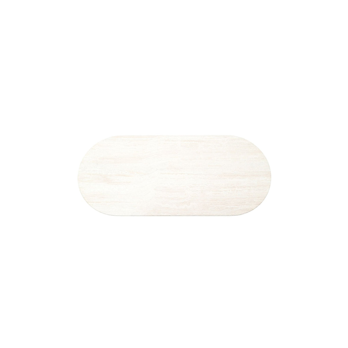 Amiri Dining Table - Travertine - Oval Dining Tables Loom Collection Loom Collection Dubai