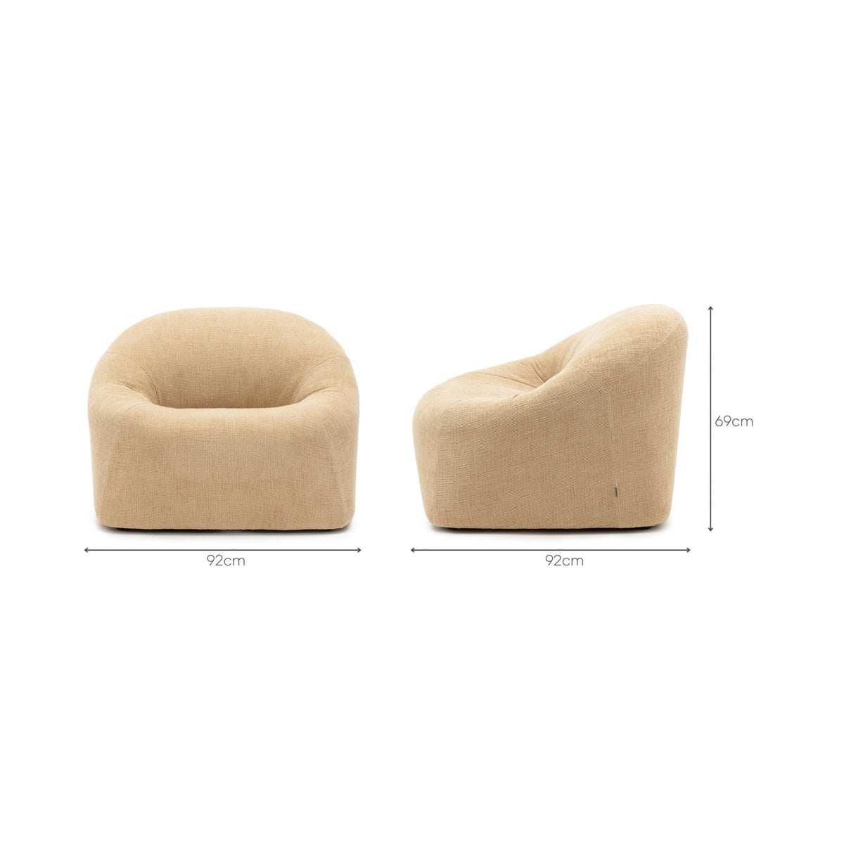 Arbor Chair - Sherpa Toffee