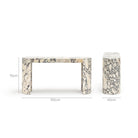 Arno Console Table - Calacatta Viola
