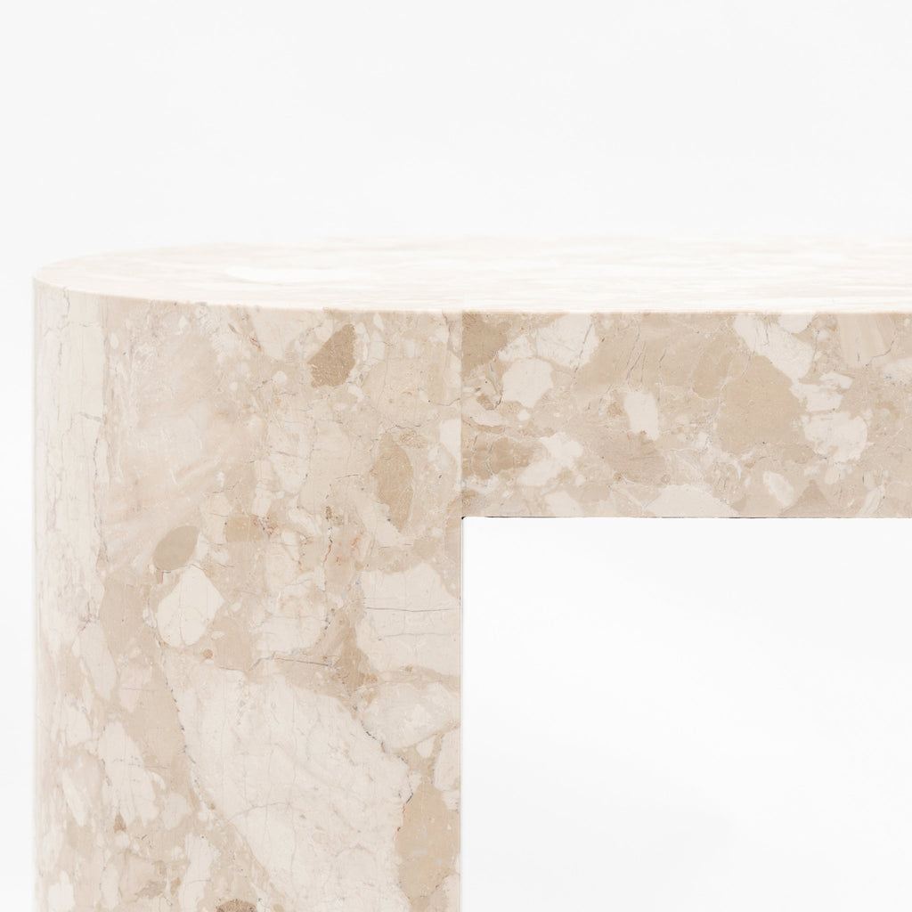 Arno Console Table - Kunis Breccia Marble