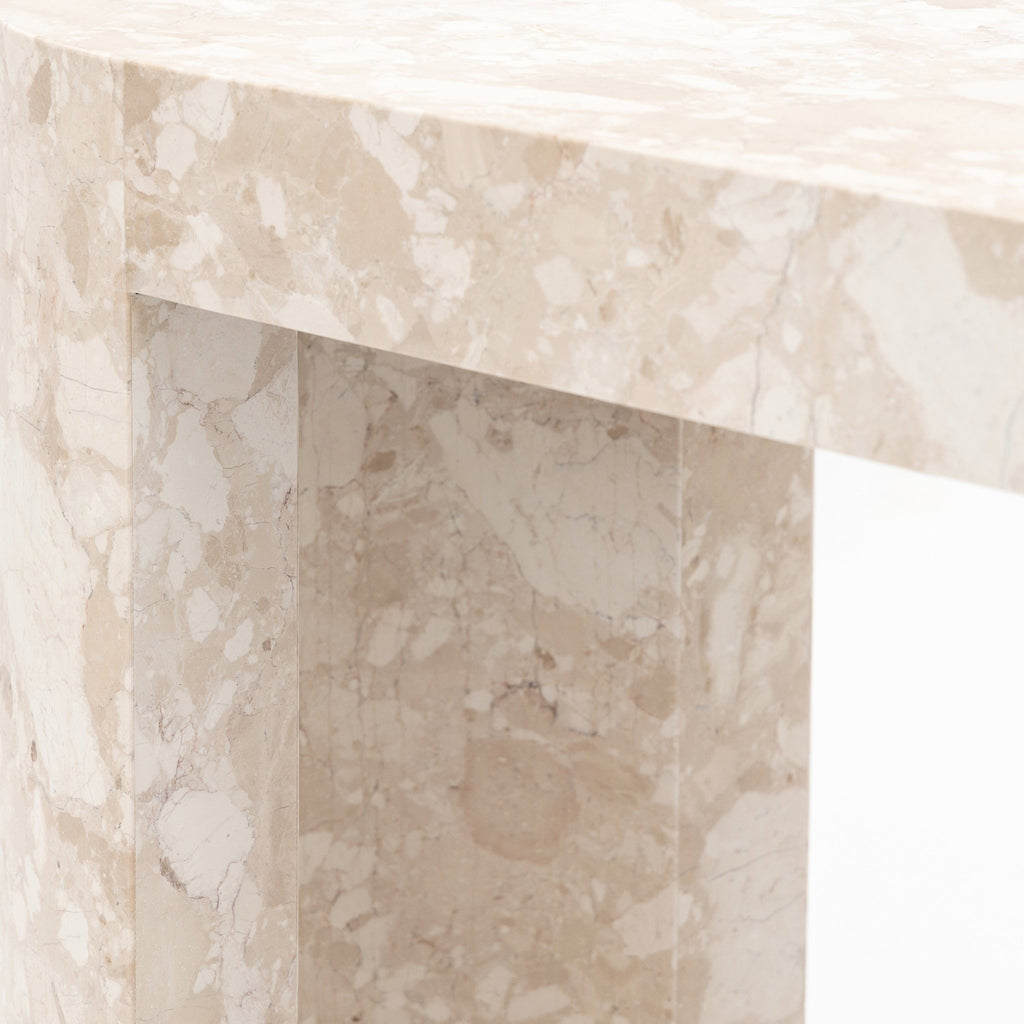 Arno Console Table - Kunis Breccia Marble