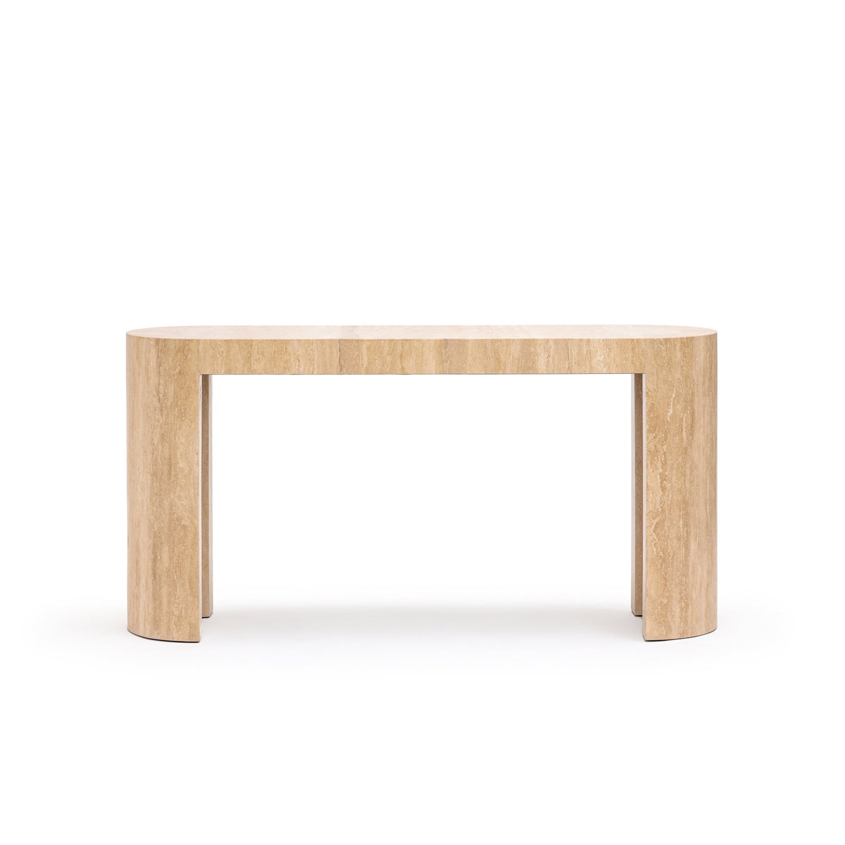 Arno Console Table - Travertine