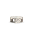 Arno Round Coffee Table - Calacatta Viola - Coffee Tables Loom Collection Loom Collection Dubai