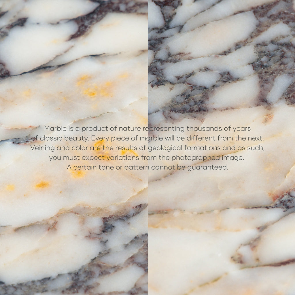 Arno Round Coffee Table - Calacatta Viola - Coffee Tables Loom Collection Loom Collection Dubai