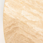 Arno Round Coffee Table - Travertine - Coffee Tables Loom Collection Loom Collection Dubai