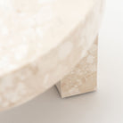 Arno Round Side Table - Kunis Breccia Marble - Side Tables Loom Collection Loom Collection Dubai