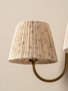 Ashbury Double Aged Brass Wall Light - Lights&Lamps Loom Collection Dubai