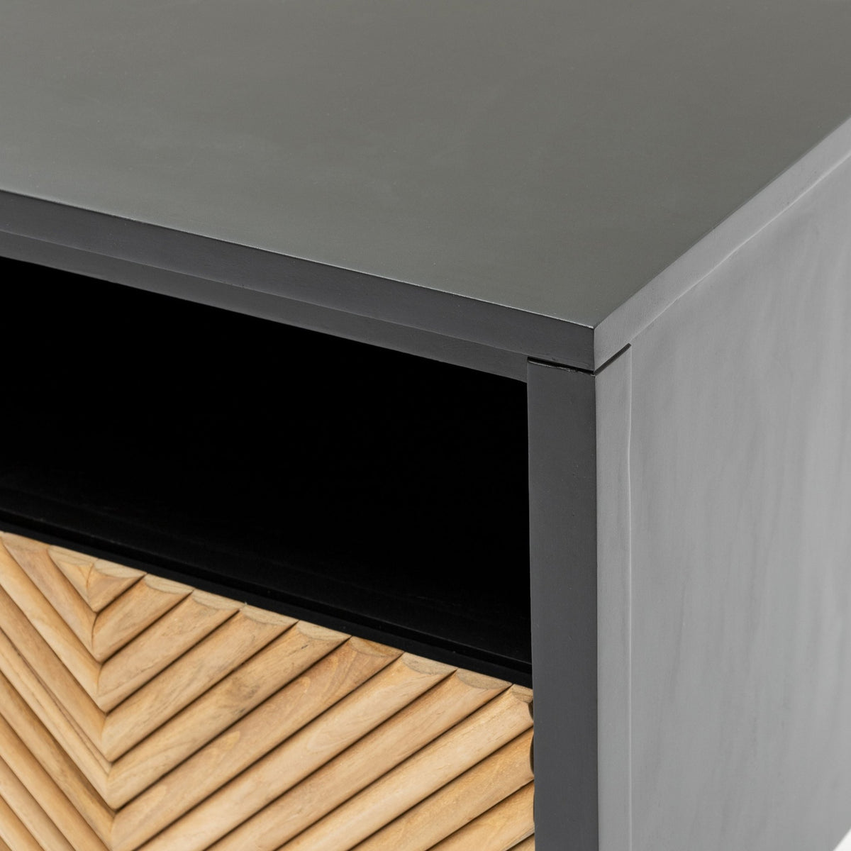 Aspen Bedside Table - Nightstands Loom Collection Loom Collection Dubai