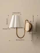 Aston Aged Brass Wall Light - Lights&Lamps Loom Collection Dubai