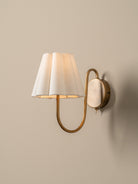 Aston Aged Brass Wall Light - Lights&Lamps Loom Collection Dubai