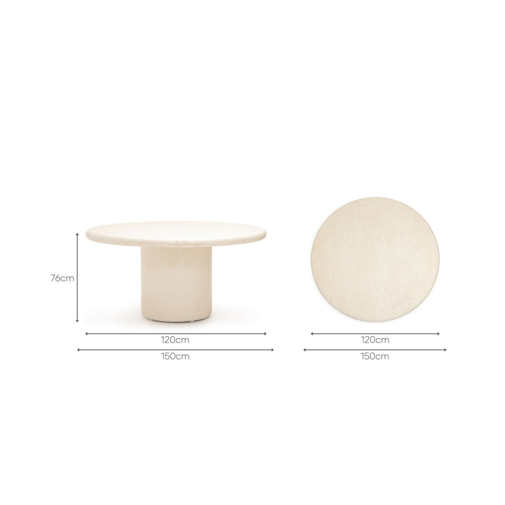 Atelier Dining Table - Round - Round Dining Tables Loom Collection Loom Collection Dubai