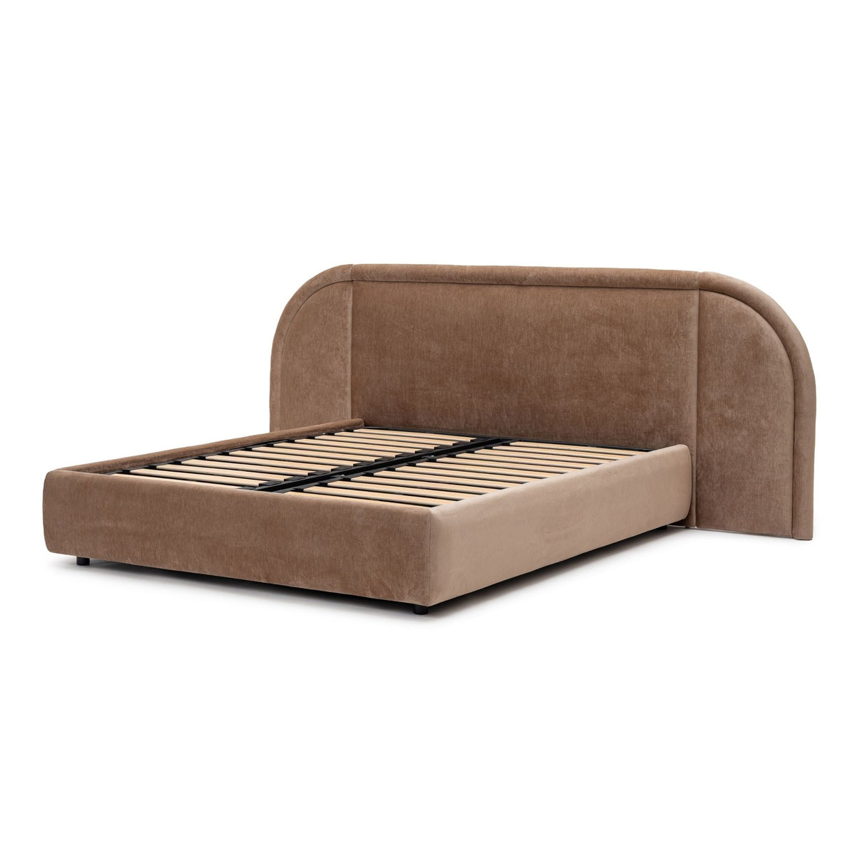 Atlas Bed With Storage - Rattan - Beds Loom Collection Loom Collection Dubai