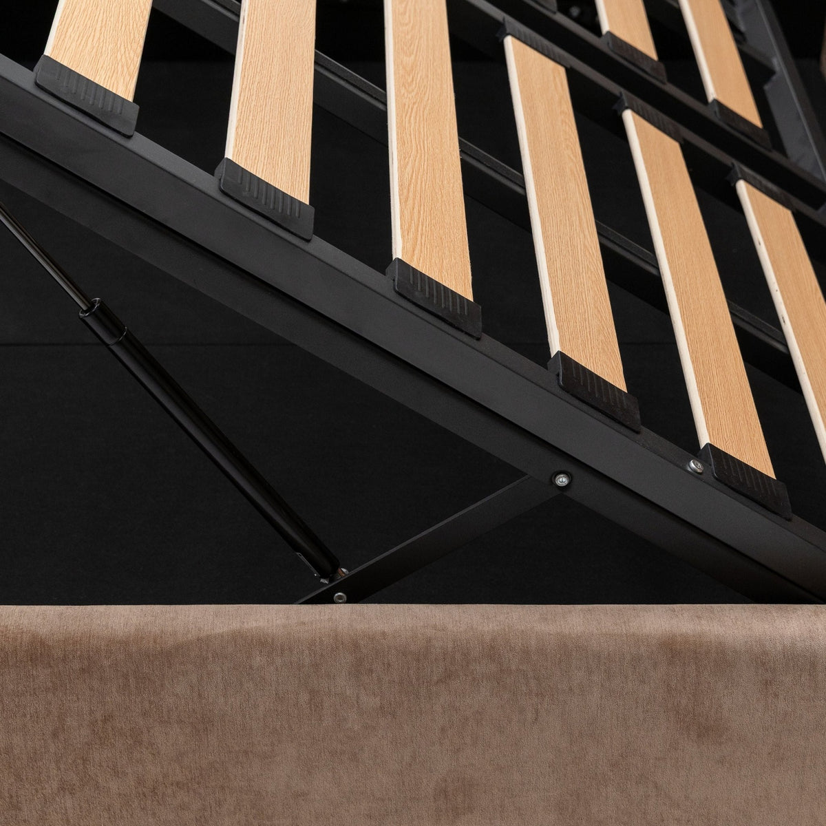 Atlas Bed With Storage - Rattan - Beds Loom Collection Loom Collection Dubai