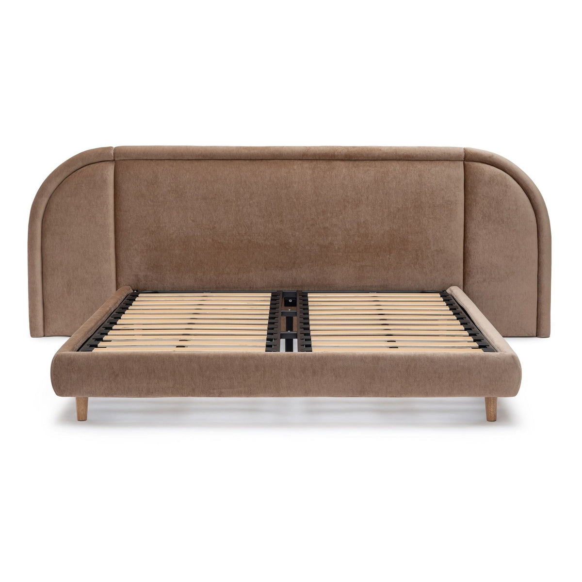 Atlas Standard Bed - Rattan - Beds Loom Collection Loom Collection Dubai