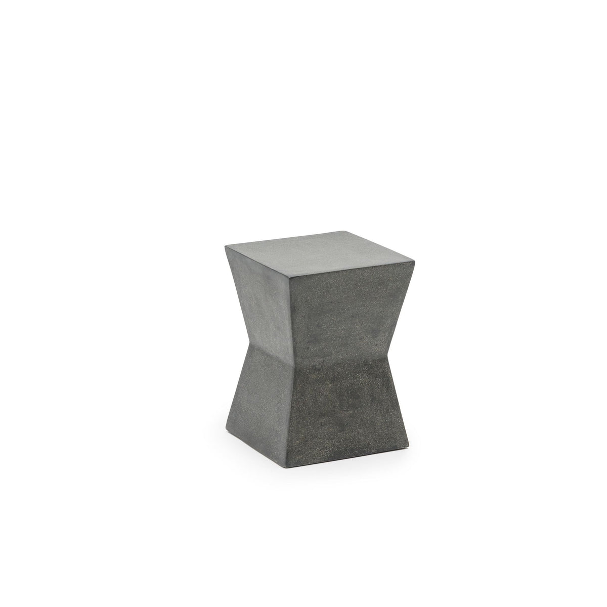 Atrium Stool - Cemento Graphite - Side Tables Loom Collection Loom Collection Dubai