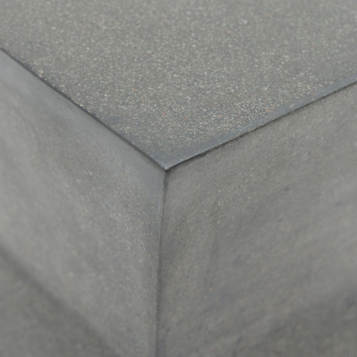 Atrium Stool - Cemento Graphite - Side Tables Loom Collection Loom Collection Dubai