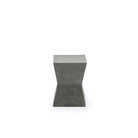 Atrium Stool - Cemento Graphite - Side Tables Loom Collection Loom Collection Dubai