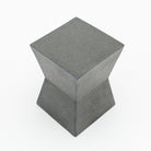 Atrium Stool - Cemento Graphite - Side Tables Loom Collection Loom Collection Dubai