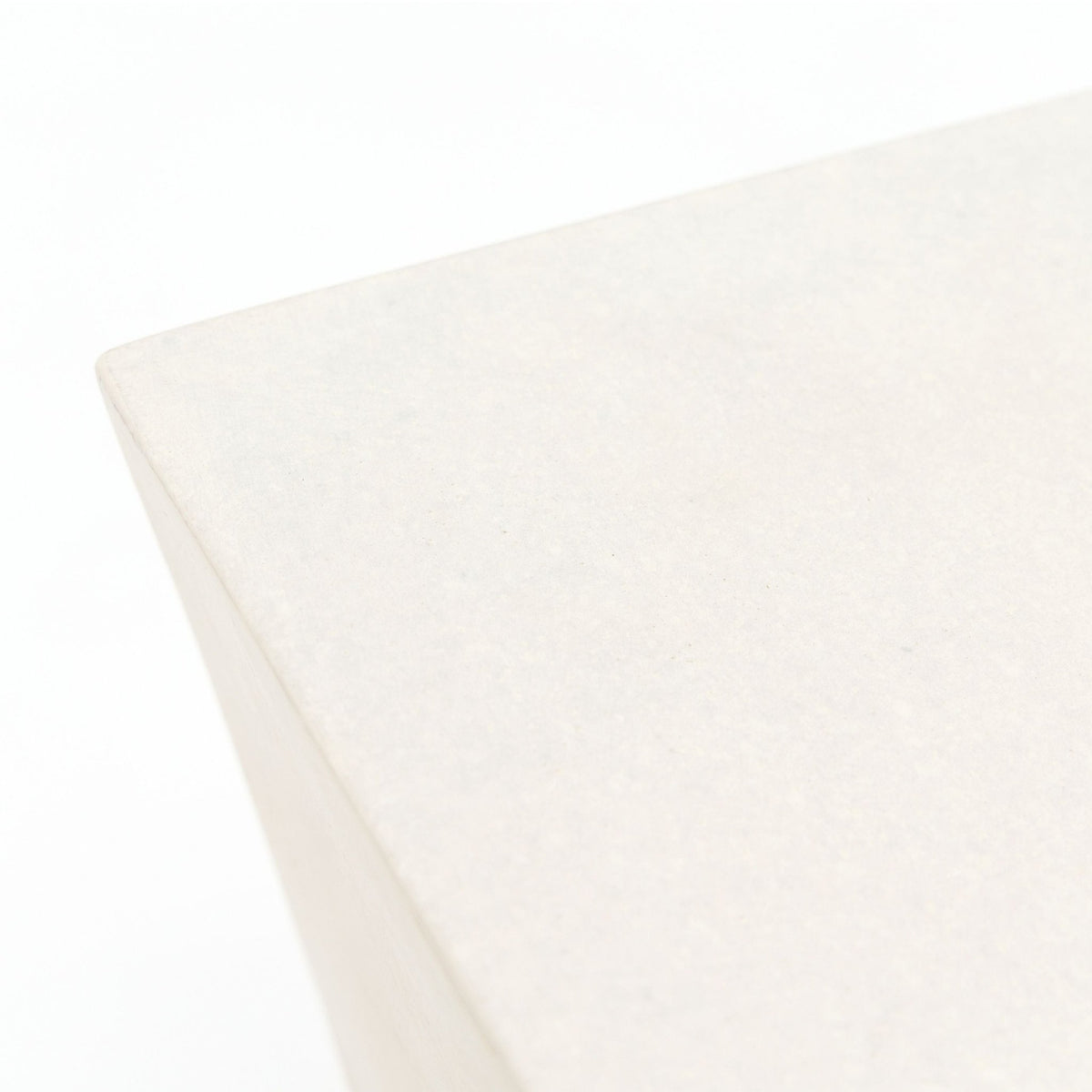 Atrium Stool - Cemento White - Side Tables Loom Collection Loom Collection Dubai