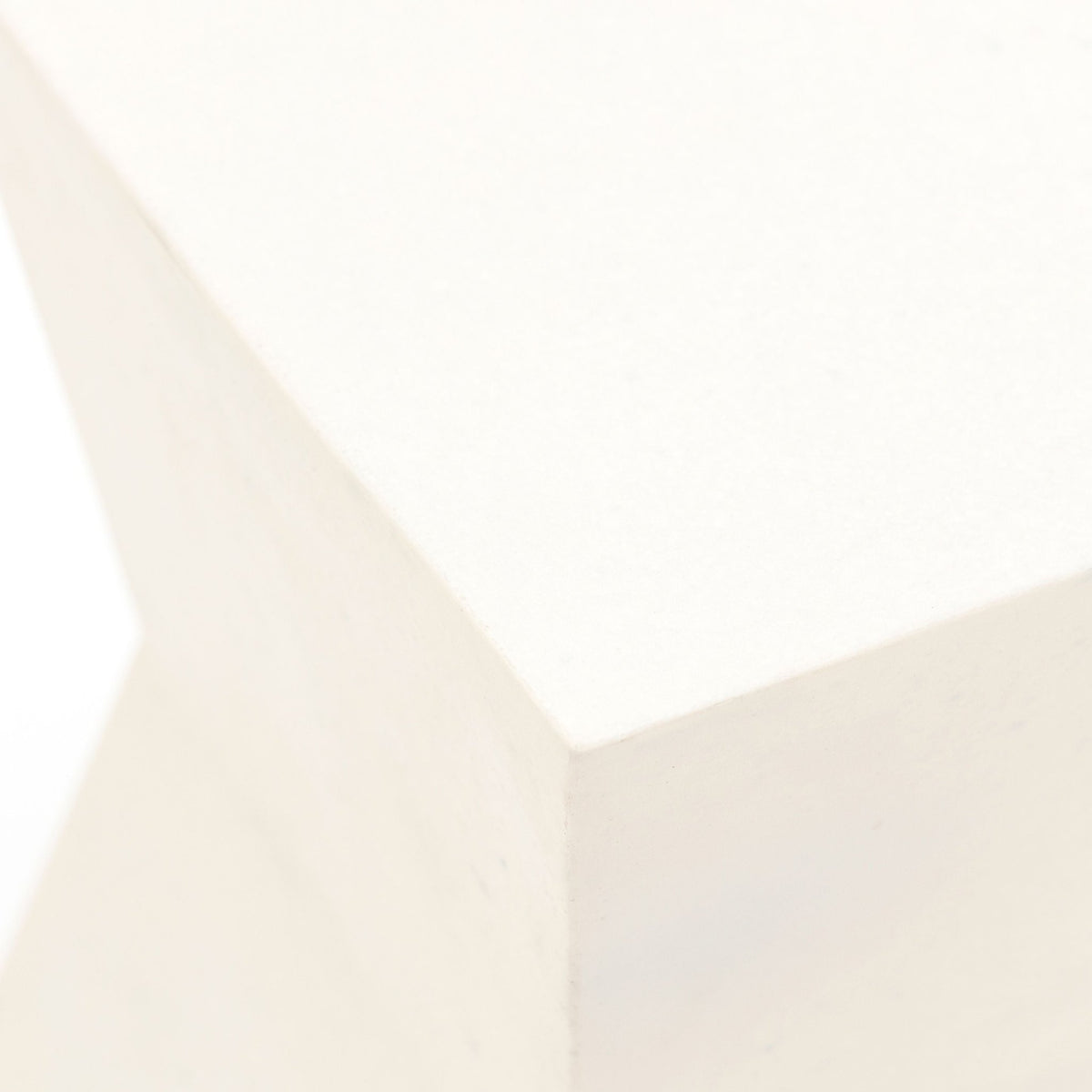 Atrium Stool - Cemento White - Side Tables Loom Collection Loom Collection Dubai