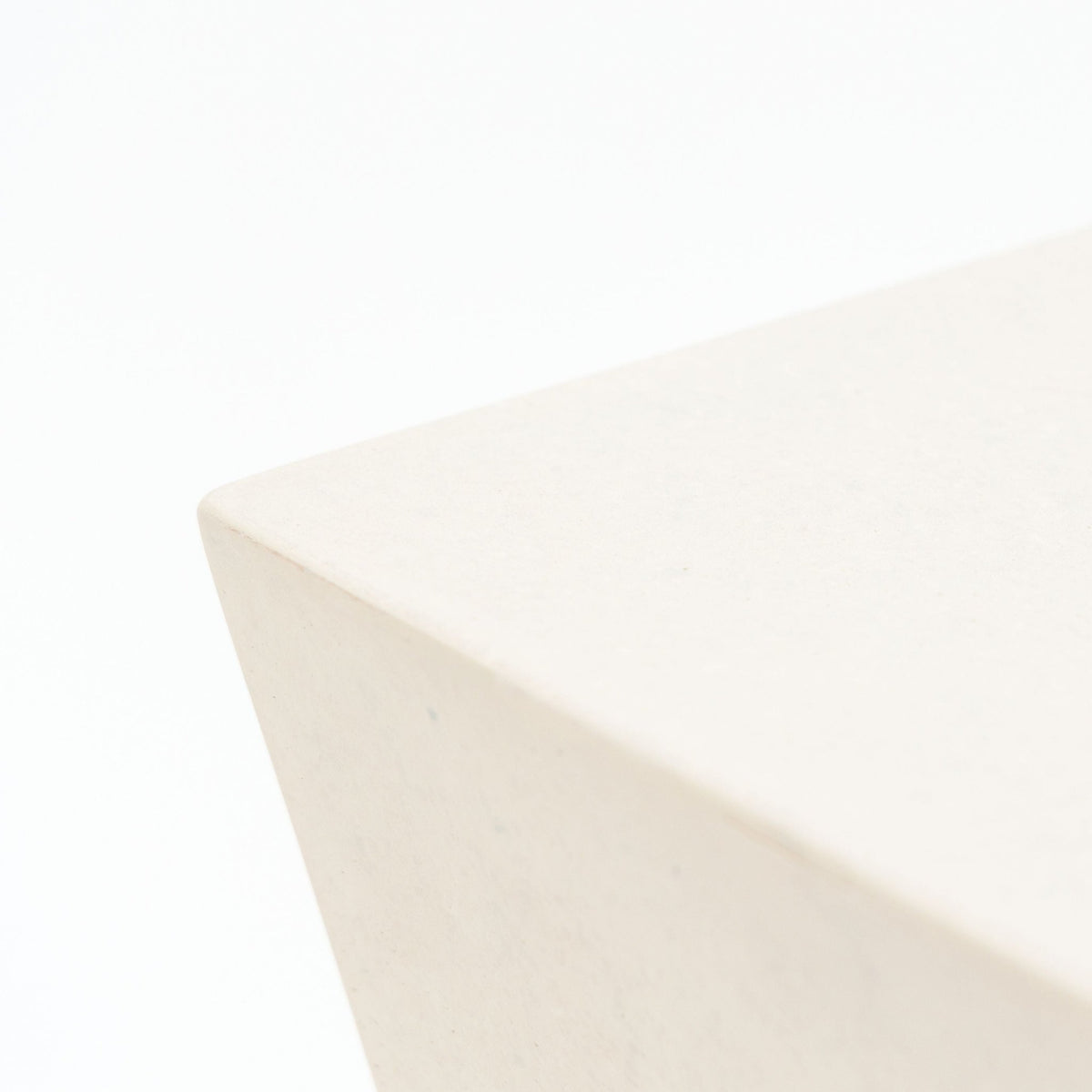 Atrium Stool - Cemento White - Side Tables Loom Collection Loom Collection Dubai