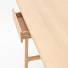 Author Desk - Blonde Oak - Desks Tolv Loom Collection Dubai