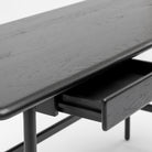 Author Desk Large - Black Oak