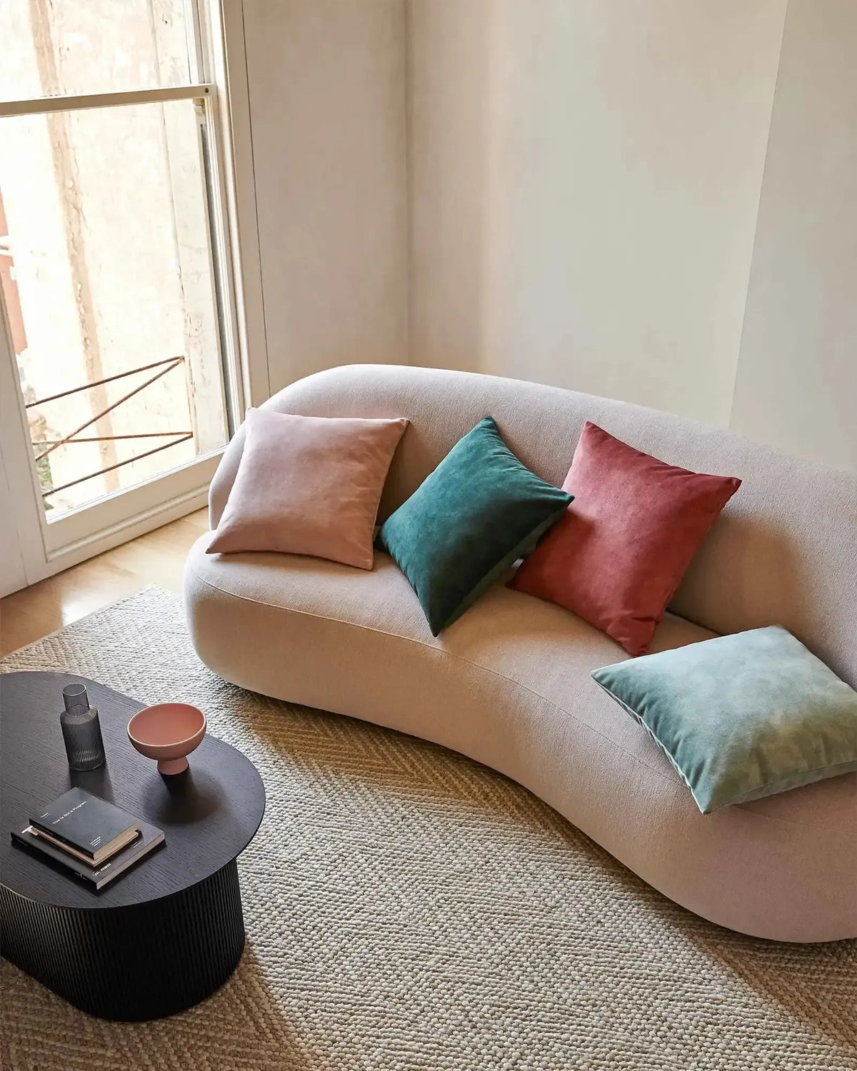 Ava 50Cm Cushion - Blush