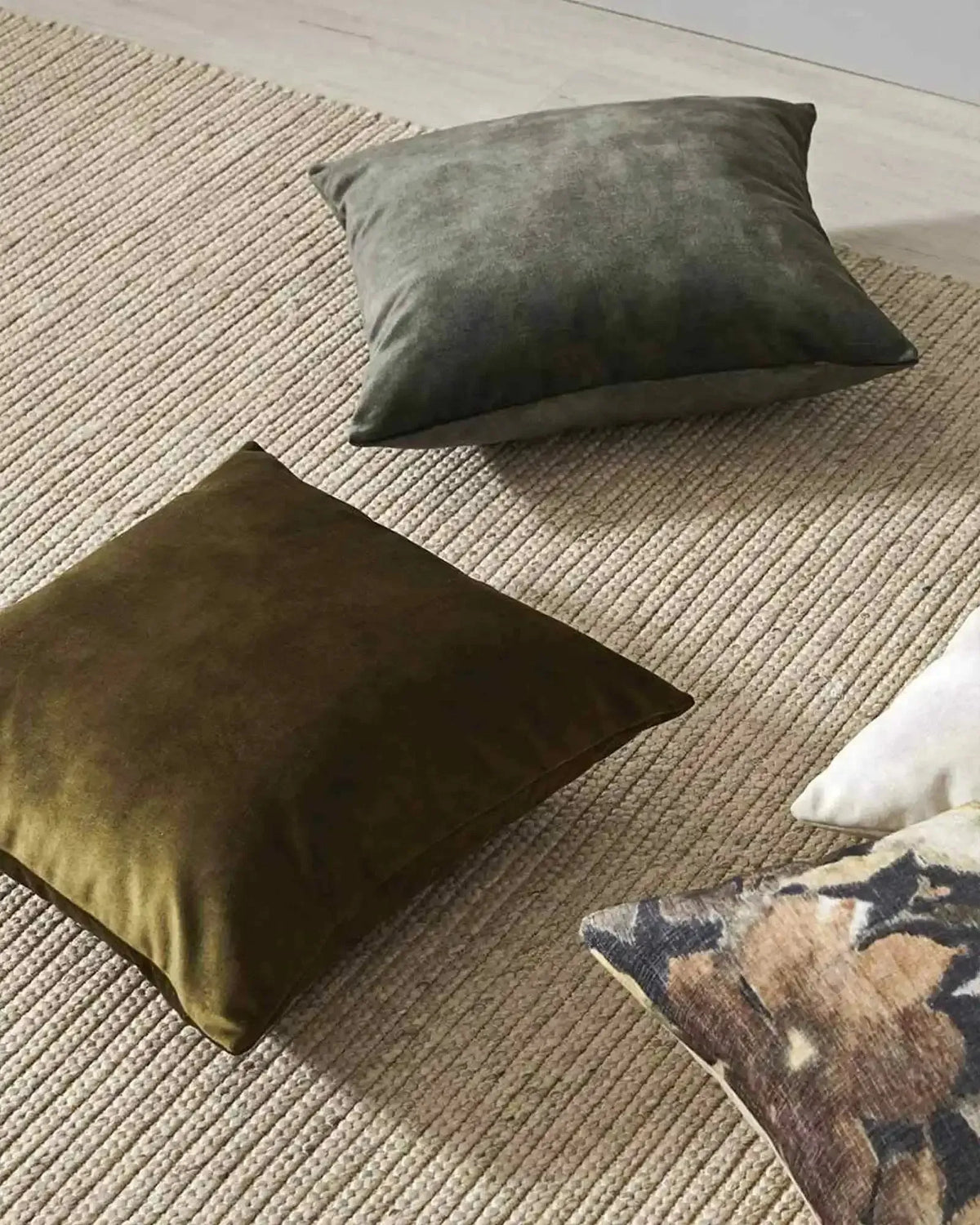 Ava 50Cm Cushion - Moss
