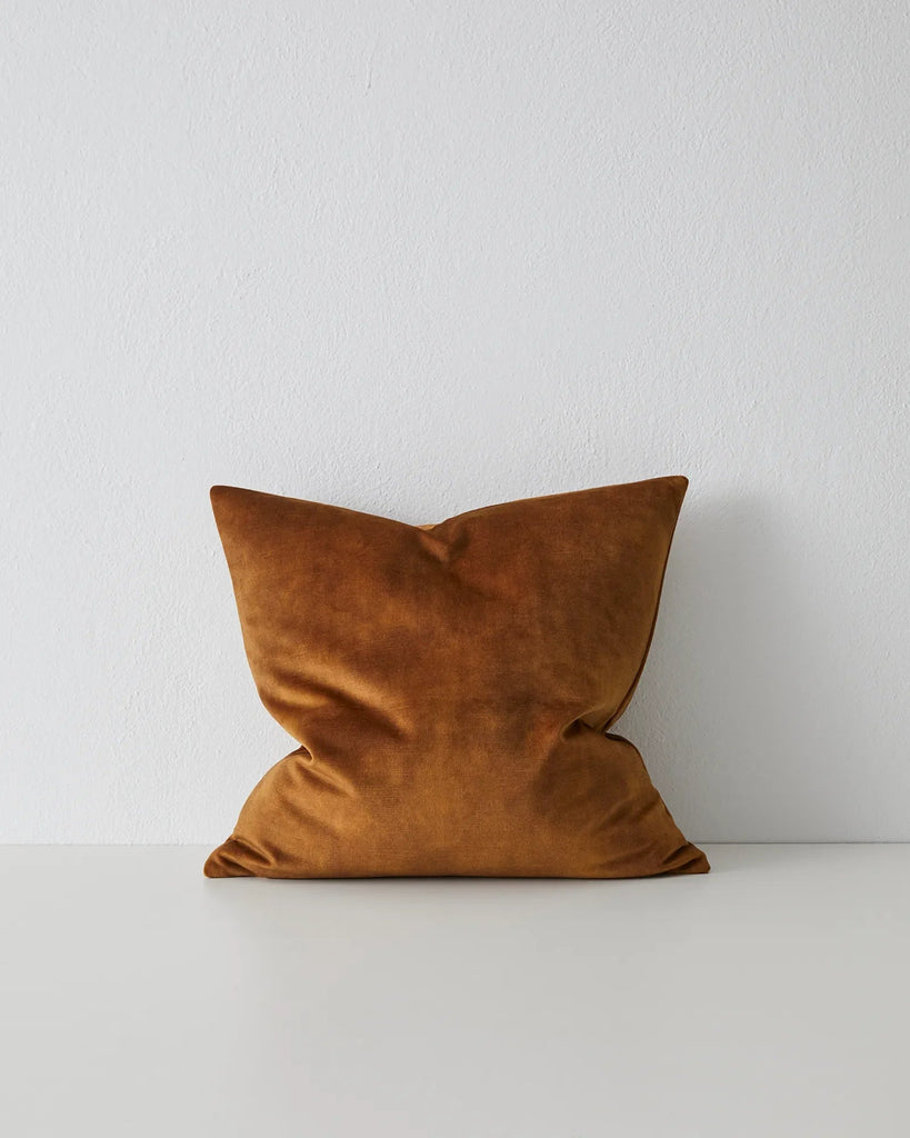 Ava 50Cm Cushion - Ochre - Loom Collection