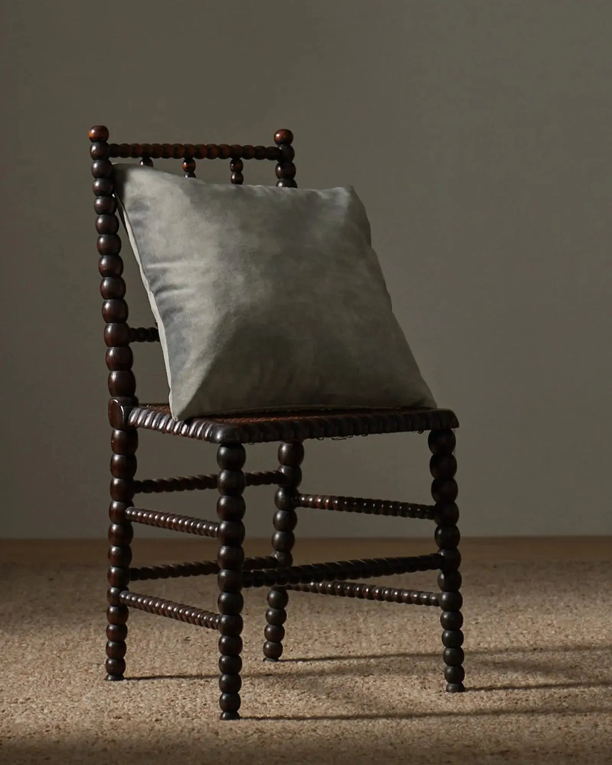 Ava 50Cm Cushion - Steel