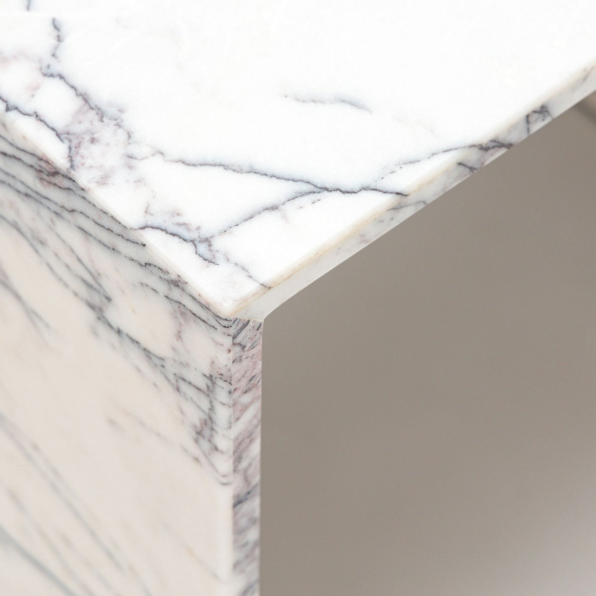 Avalon Side Table - New York Marble - Side Tables Loom Collection Loom Collection Dubai