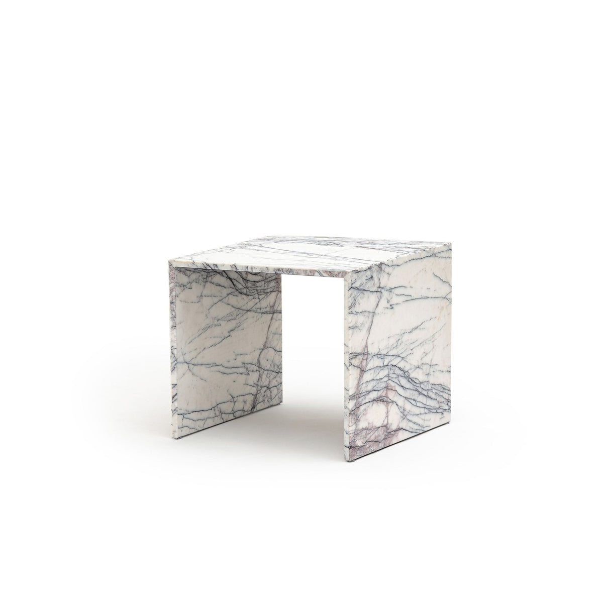 Avalon Side Table - New York Marble - Side Tables Loom Collection Loom Collection Dubai