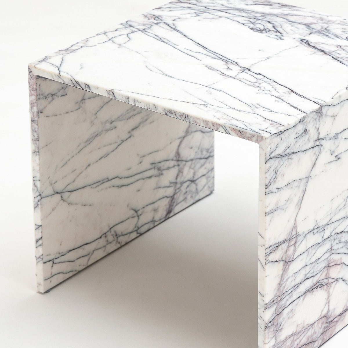 Avalon Side Table - New York Marble - Side Tables Loom Collection Loom Collection Dubai