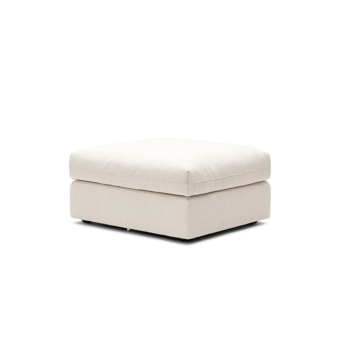 Avery Ottoman - Sand - Ottomans Loom Collection Loom Collection Dubai