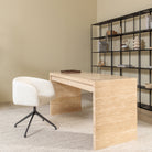 Axel Swivel Chair - Oat