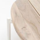 Azure - Coffee Table - Stonewhite & Teak - Coffee Tables Loom Collection Loom Collection Dubai