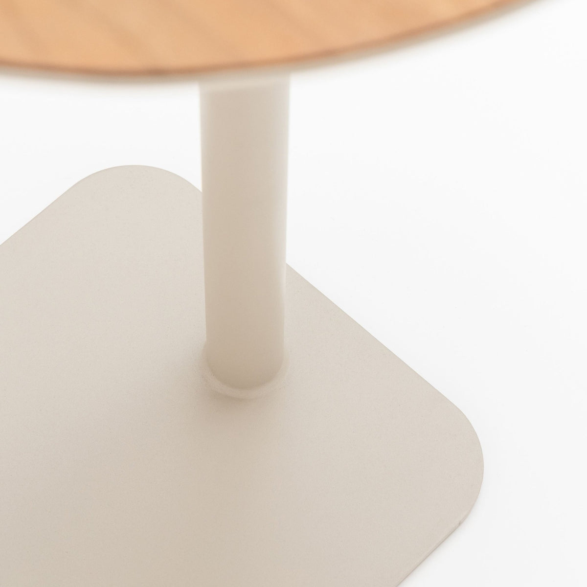 Bailey Round C Table - Cream - Side Tables Loom Collection Loom Collection Dubai