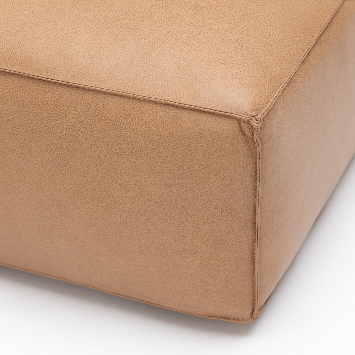 Baker Armless - Pecan Leather - Modular Sofas Tolv Loom Collection Dubai