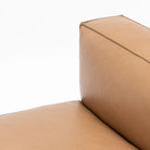 Baker Armless - Pecan Leather - Modular Sofas Tolv Loom Collection Dubai