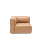 Baker Corner - Pecan Leather - Modular Sofas Tolv Loom Collection Dubai